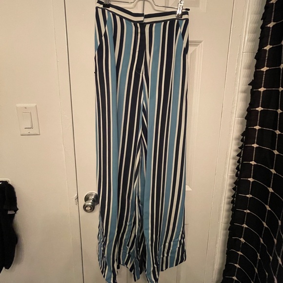 ANTHRO / TRACY REESE | PRINTED WIDE LEG PANTS - Picture 4 of 7